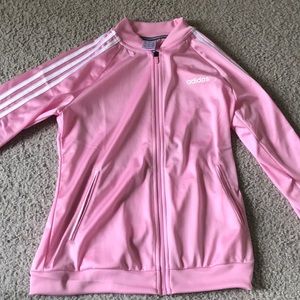 pink adidas track jacket